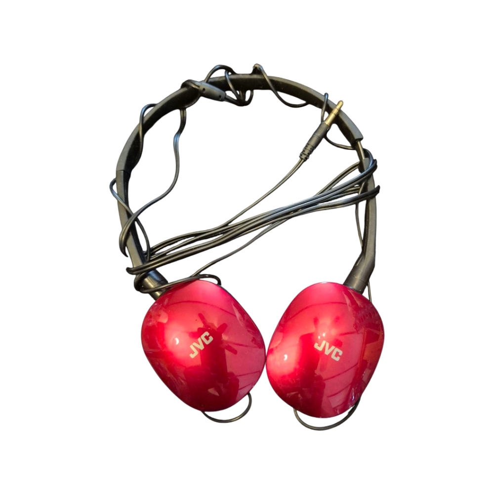 JVC Red & Black Headphones